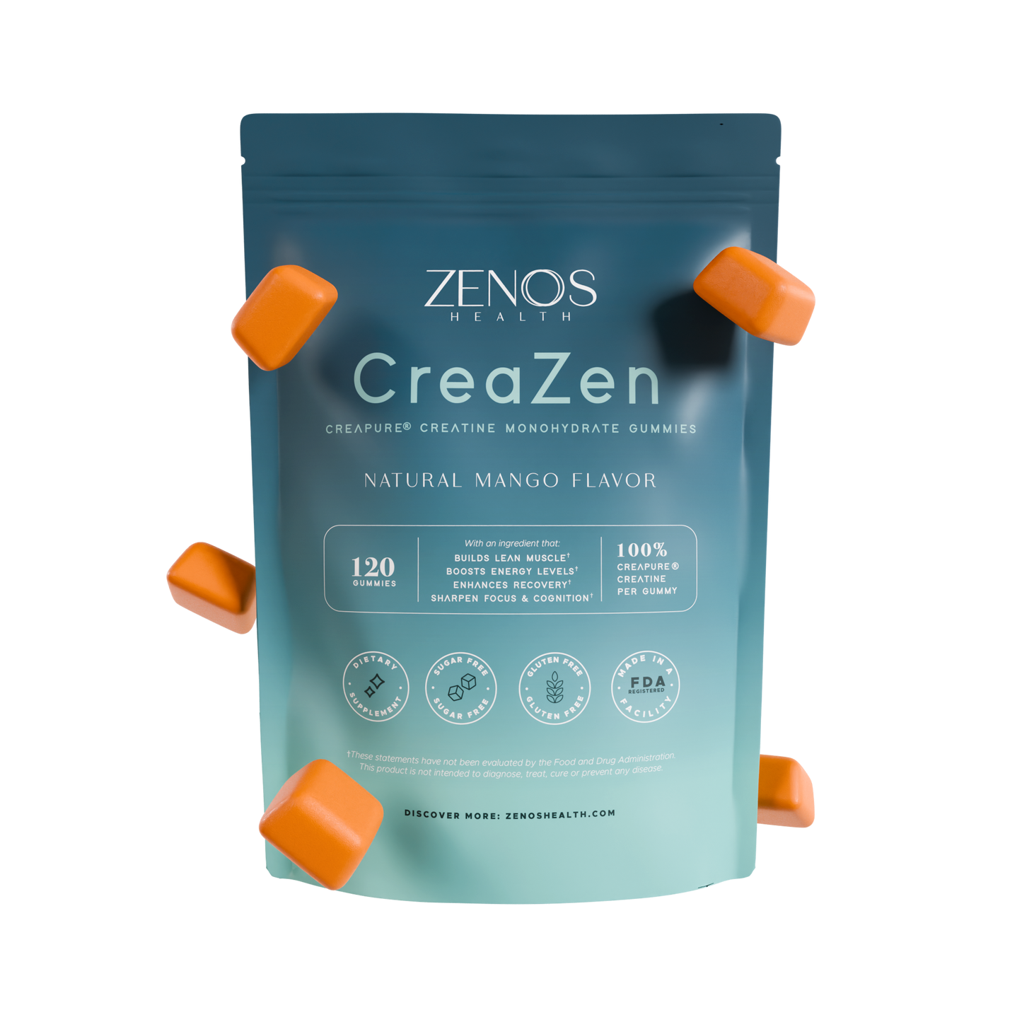 CreaZen - Creatine Monohydrate Gummies 5000mg for Men