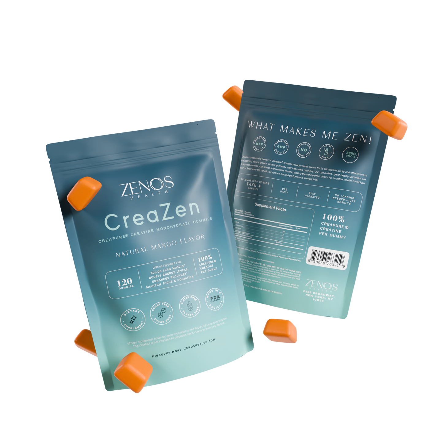 CreaZen - Creatine Monohydrate Gummies 5000mg for Men