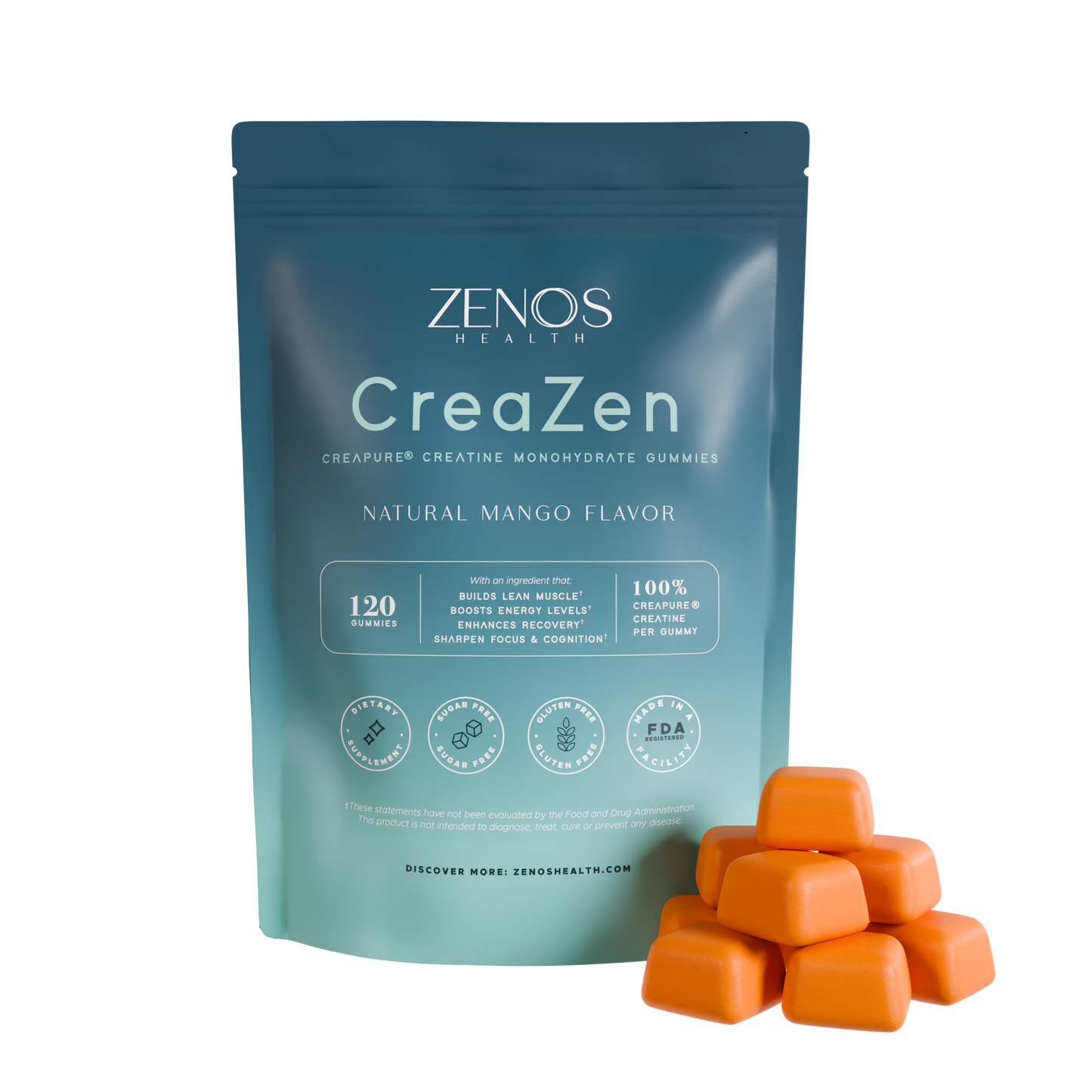 CreaZen - Creatine Monohydrate Gummies 5000mg for Men